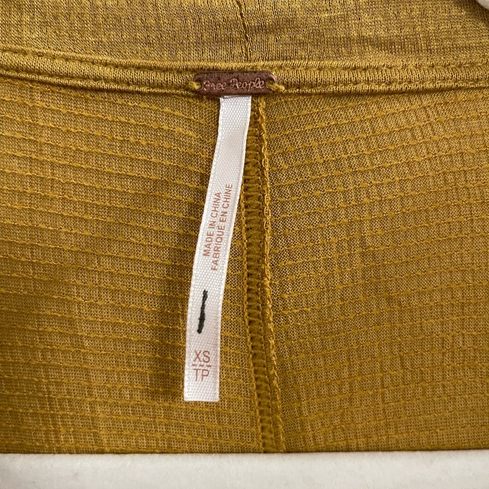 Free People Mustard Textured Dress - Picture 4 of 6